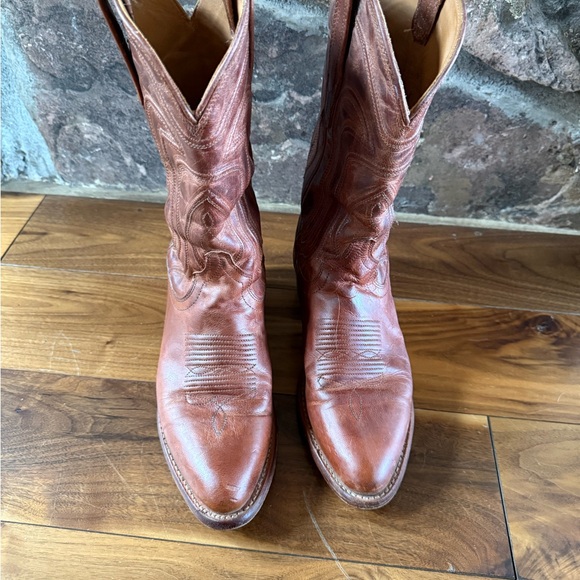 Tecovas Jamie Brown Cowboy Boots 7.5 Scotch Goat - Picture 2 of 4